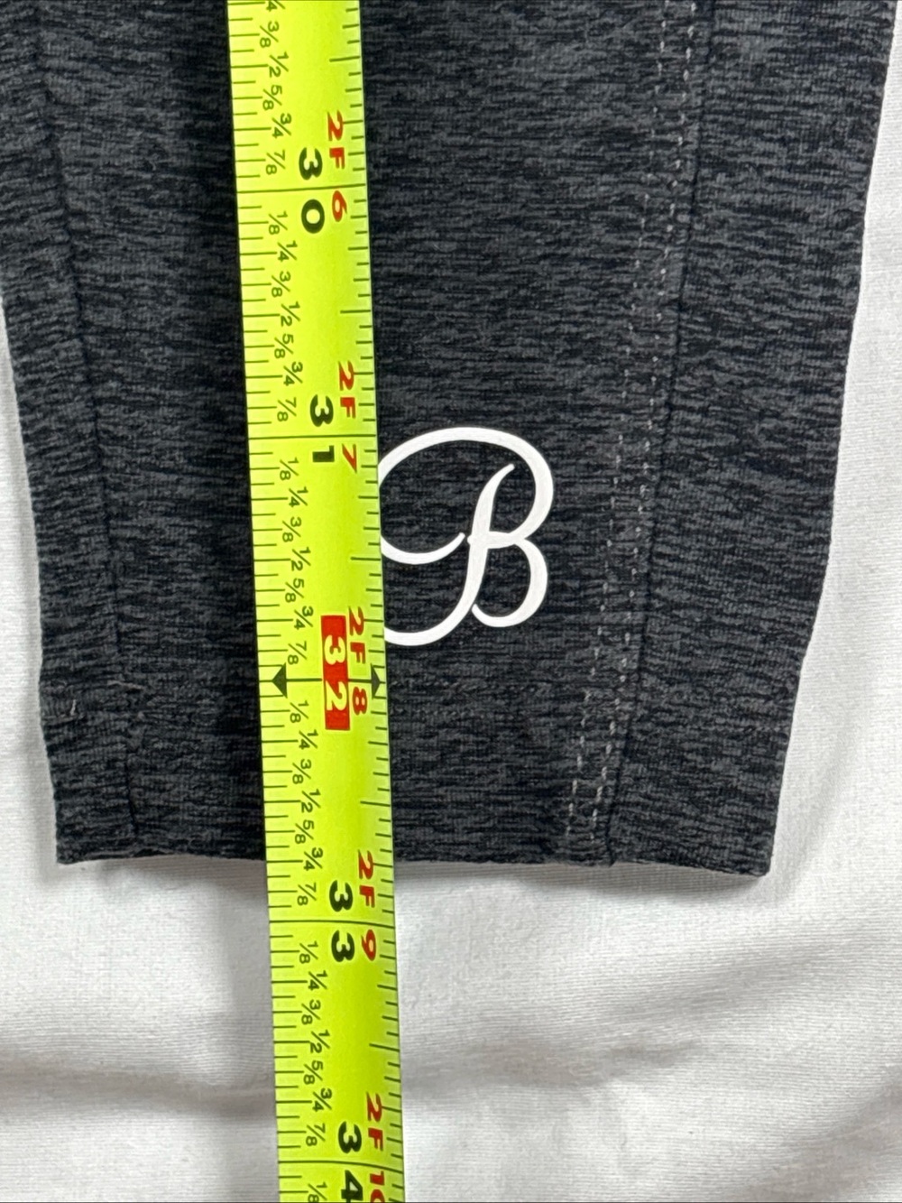Bombshell Sportswear Heathered Gray High-Waist Support Leggings W/ Pockets - Picture 8 of 10